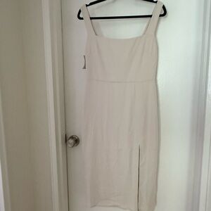 Babaton Cream Midi Dress